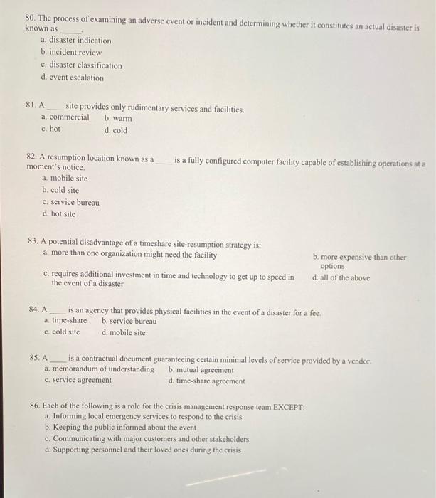 c. Small organizations that can easily recover. d. Only those without good