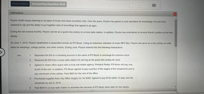 a guest disc jockey on a local radio station. In addition, Peyton