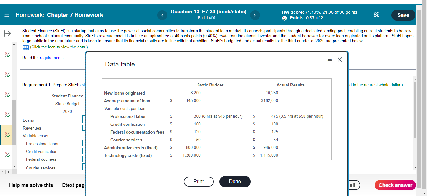6 HW Score: 71.19%, 21.36 of 30 points Points: 0.87 of 2