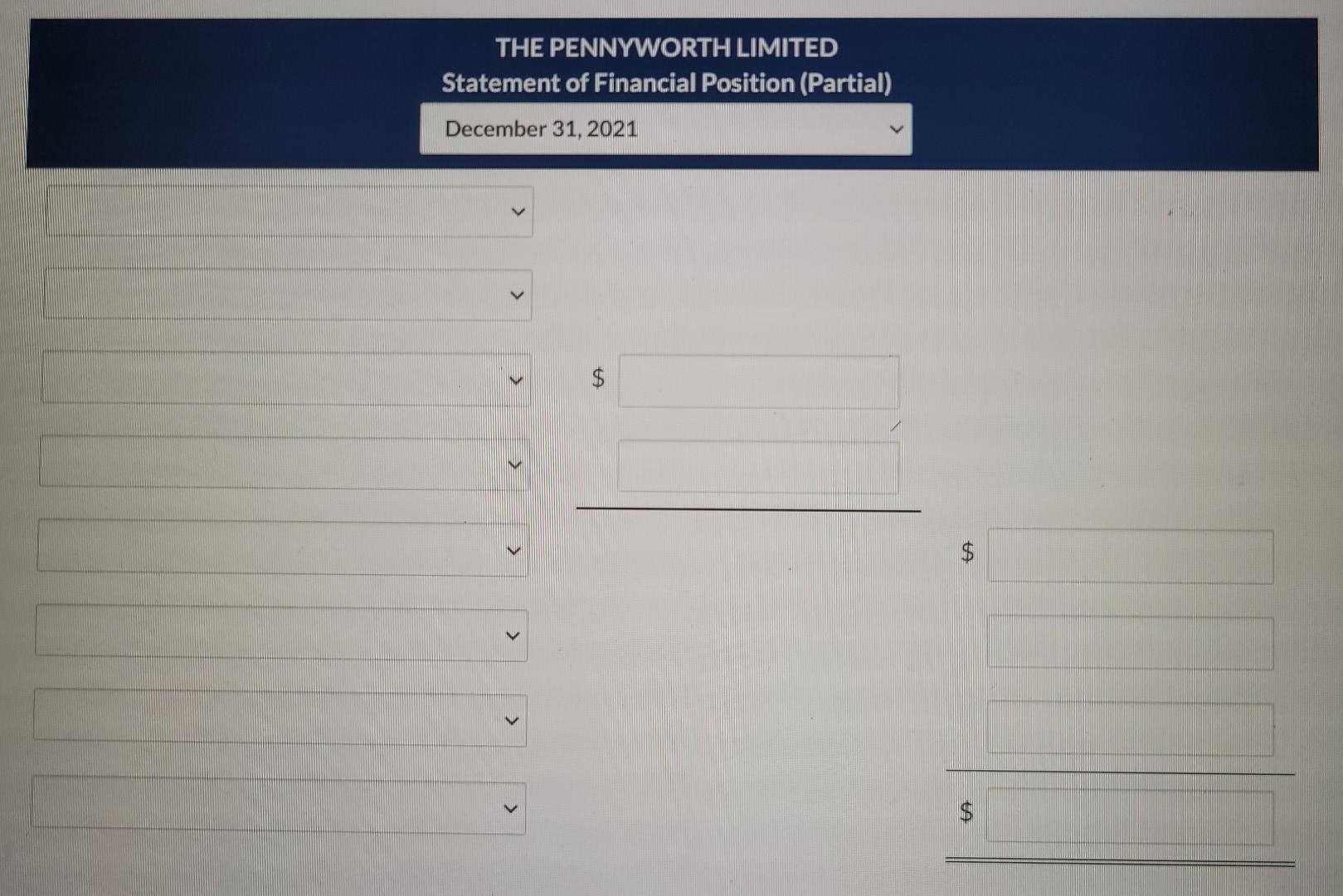 its shareholders' equity accounts for the year ended December 31, 2021. Accumulated