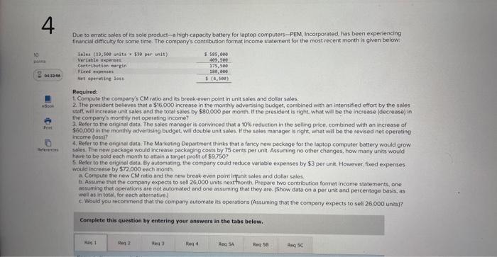 10 p 4 043256 +B P Reference Due to erratic sales of