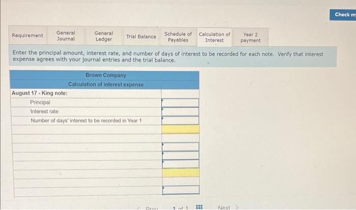 King, terms n/30. May 19 Replaced the April 20 account payable to