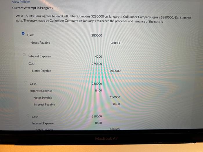 View Policies Current Attempt in Progress West County Bank agrees to lend