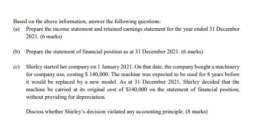 20 marks. Question 1 (20 marks) The following trial balance was extracted