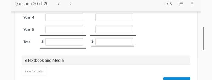 Clinic purchased a new surgical laser for $89,000. The estimated salvage value