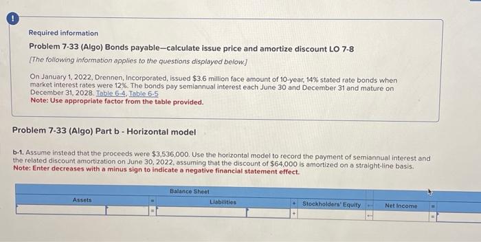 LO 7-8 [The following information applies to the questions displayed below.] On