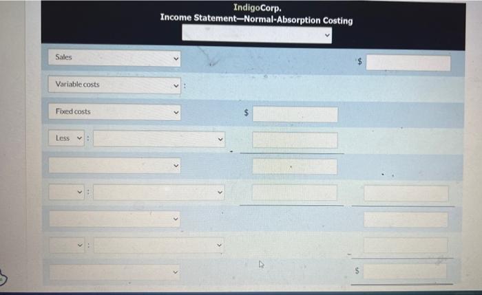 sold 40,800 for $16.00 per unit. Variable manufacturing costs were $7.00 per