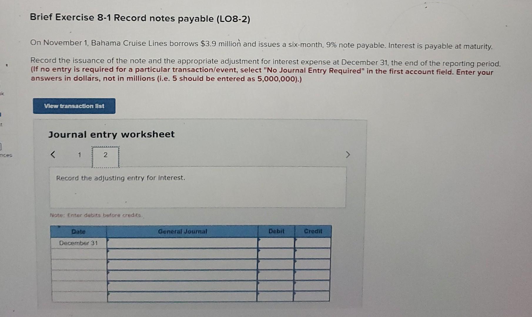 Lines borrows $3.9 million and issues a six-month, 9% note payable. Interest