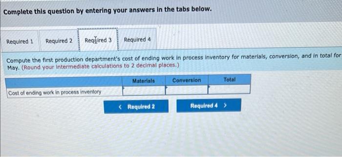 departments. All of the material that is used in the first production