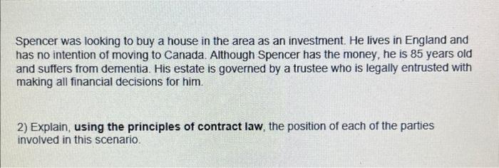 Class Assignment are as follows: D 1) Read the following scenario: John