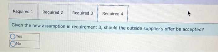 Assuming the company has no alternative use for the facilities that are