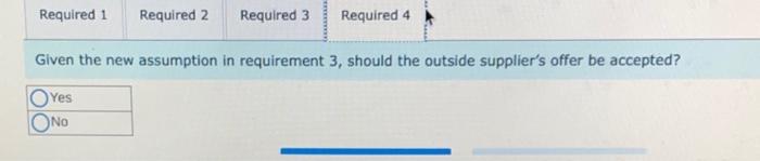 a new product. The segment margin of the new product would be