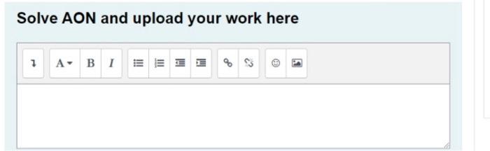 activity. ANSWER THE FOLLOWING QUESTION Activity Preceding Activity Time (Weeks) of A
