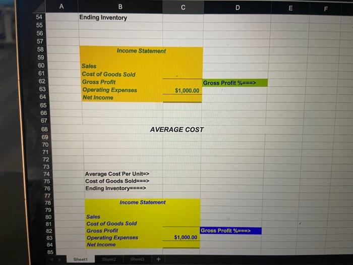 42 $15.00 $630.00 6 9-Sep Purchase 50 $16.00 $800.00 7 16-Sep Purchase