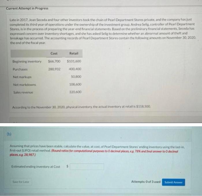 Current Attempt in Progress Late in 2017, Joan Seceda and four other