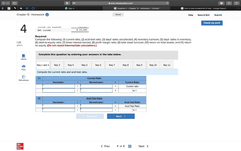 Chapter 13 - Homework - Connect how to take screenshot of mac