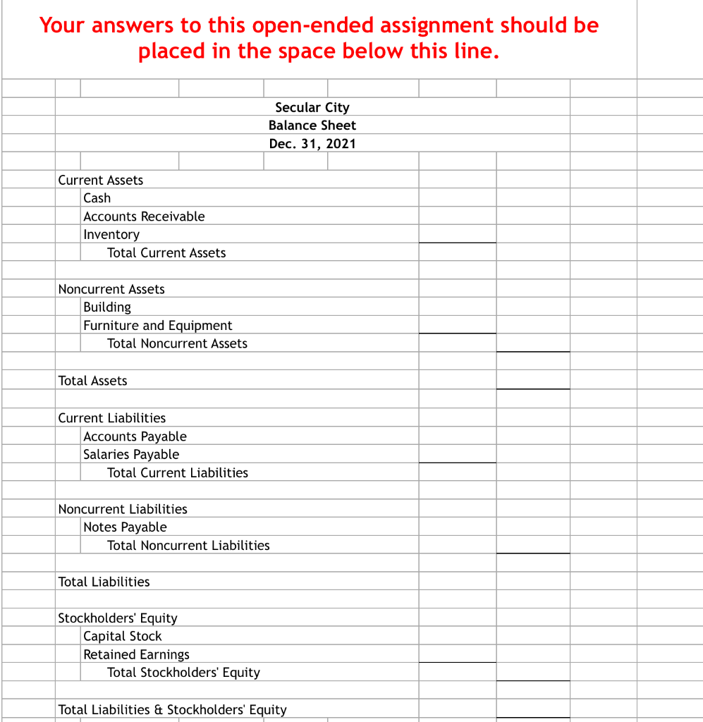 section below the Bold Red sentence at the end of the Required