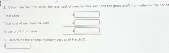for a three-month period ending March 31, are as follows: Number Date