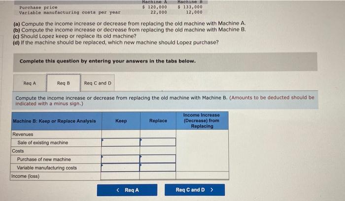 book value of $47,000 and a remaining useful life of five years.