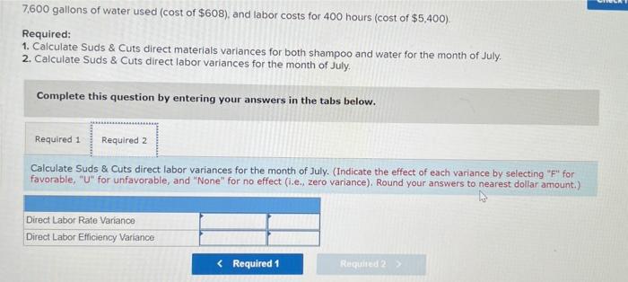 owned by Collin Bark. Collin has prepared the following standard cost card