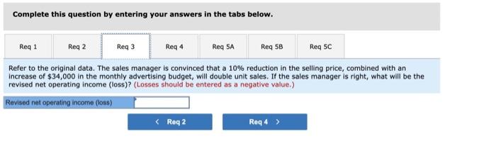 for the most recent month is given below: Sales (12,800 units $30