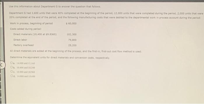 30% completed at the end of the period. The following manufacturing costs