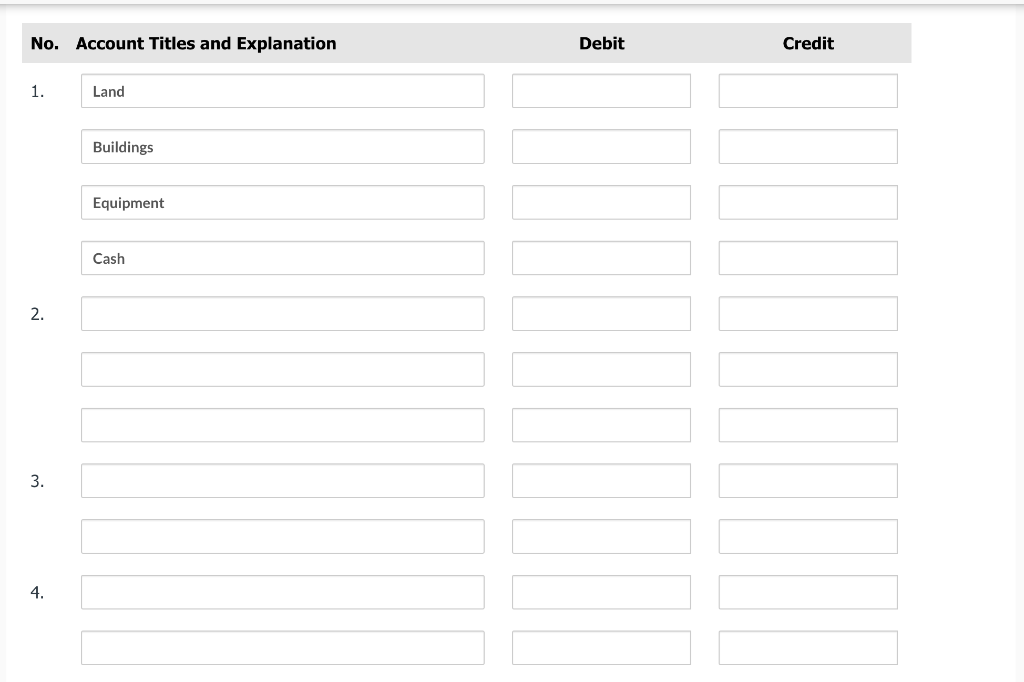 of purchase, Torres's assets had the following book and appraisal values. Book