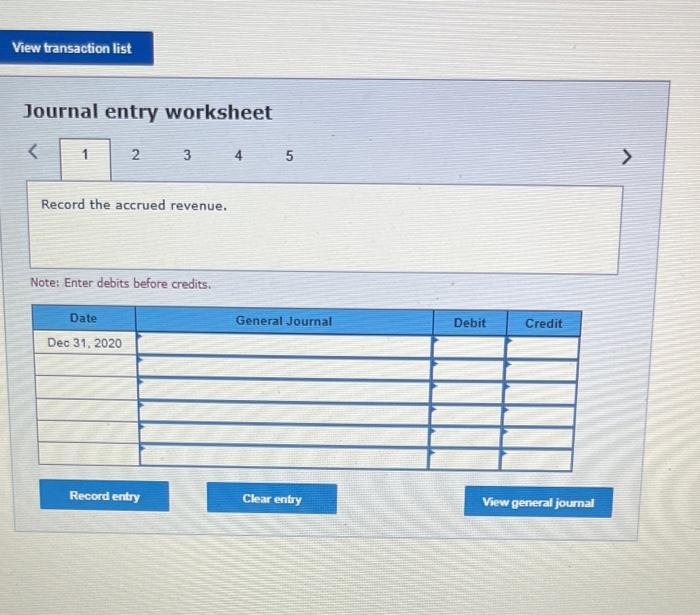 adjustments that caused the balances to change. Unadjusted Bal. Dec. 31/20 Adjusted