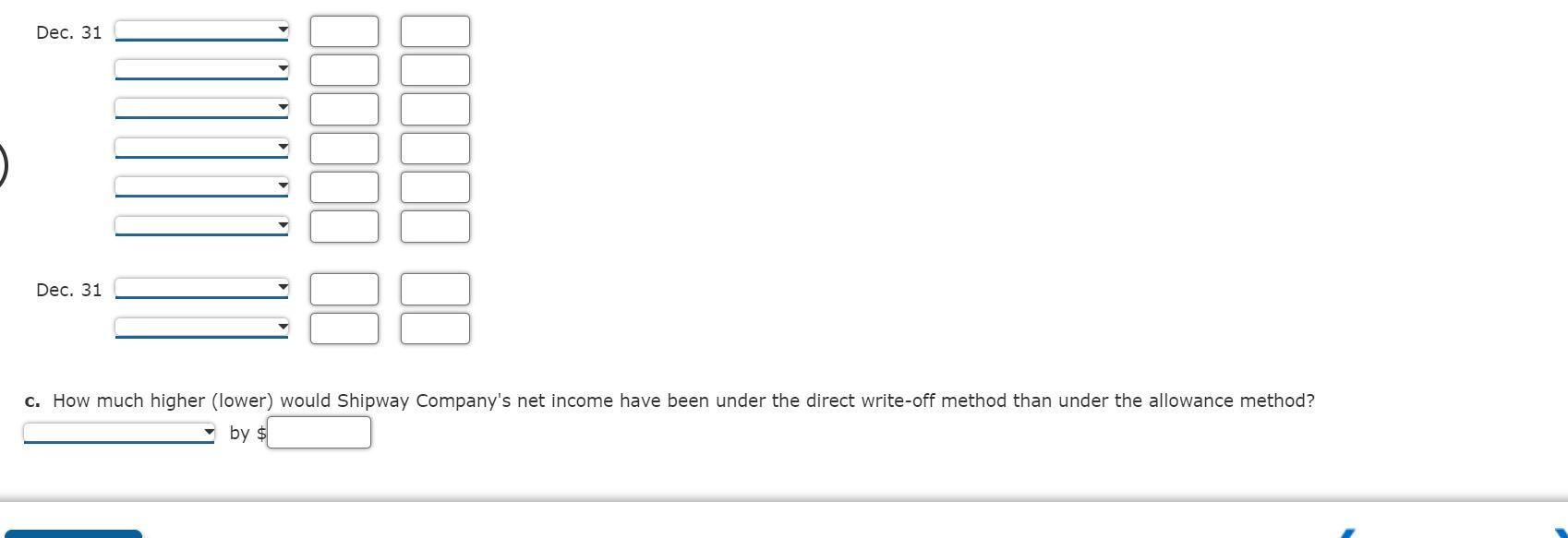 Wrote off account of Dean Sheppard, $8,250. May 15. Received $4,130 as