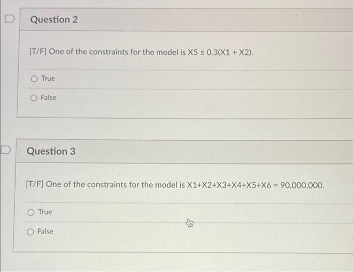 pts A bank wants to invest in five types of loans. To