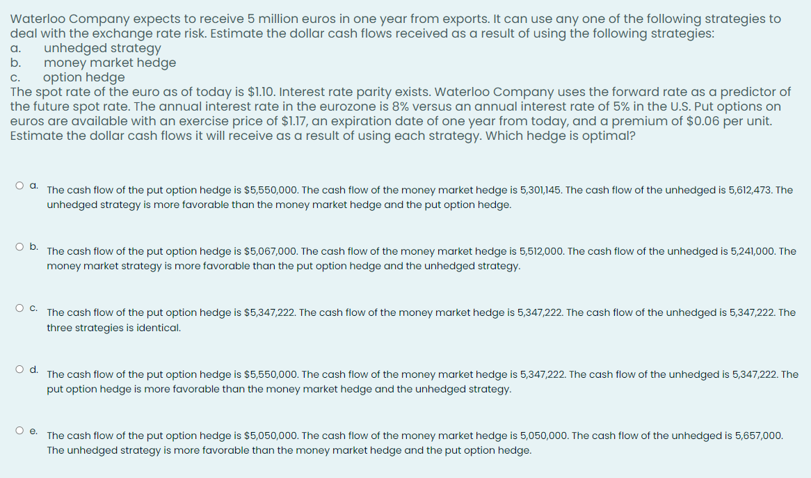 pesos after taxes at the end of each year for the next
