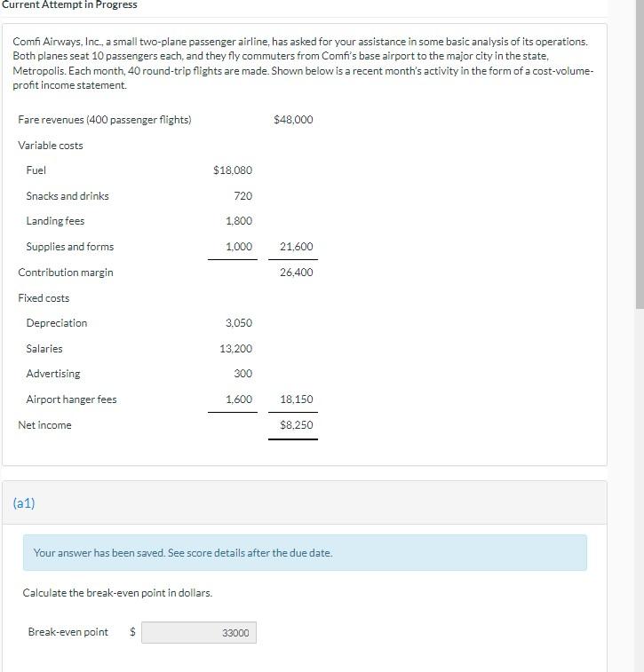 Current Attempt in Progress Comfi Airways, Inc., a small two-plane passenger airline,