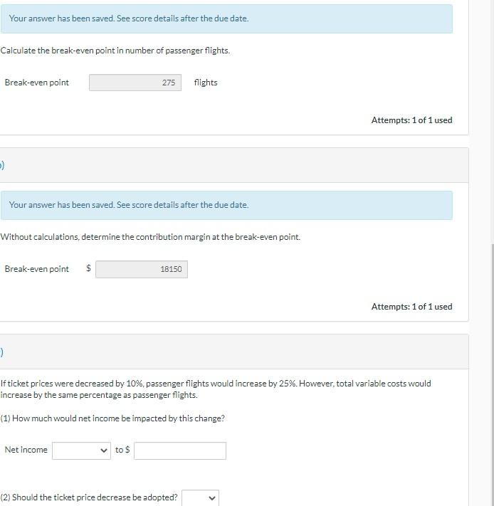 has asked for your assistance in some basic analysis of its operations.