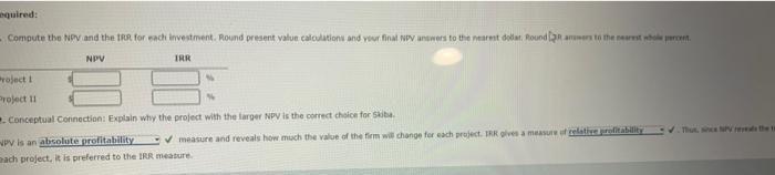 Exhibit 128-1 and Exhibit 128-2. Skiba Company is thinking about two different
