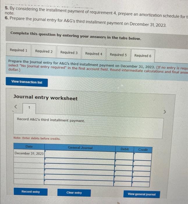 to be repaid at the end of four years. The conveyor was