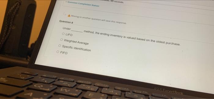 Question Completion Status 35 seconds Moving to another question will save this