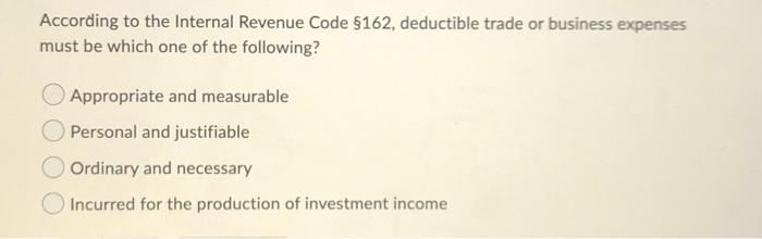 AGI (below the line), or not deductible: Standard deduction Not deductible. From