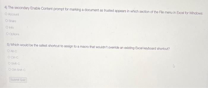 you must choose which of the following when you first open the