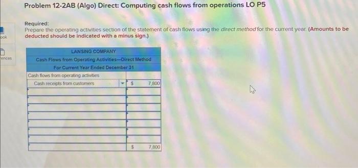 applies to the questions displayed below] Lansing Company's current-year income statement and