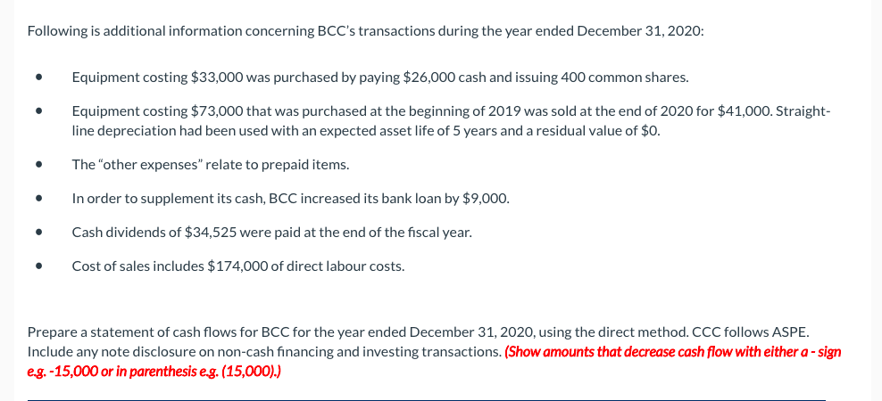 CLOTHING STATEMENT OF FINANCIAL POSITION Accounts receivable Inventory Prepaid expenses Total current