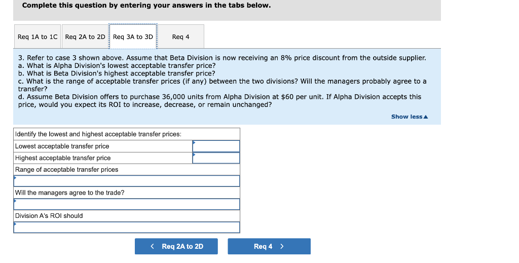 2 3 4 Alpha Division: Capacity in units 96,000 416,000 166,000 316,000
