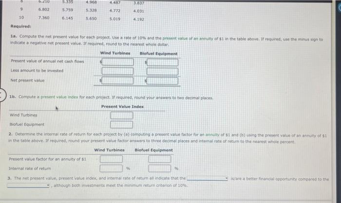 a Service Company The management of Advanced Alternative Power Inc. is considering