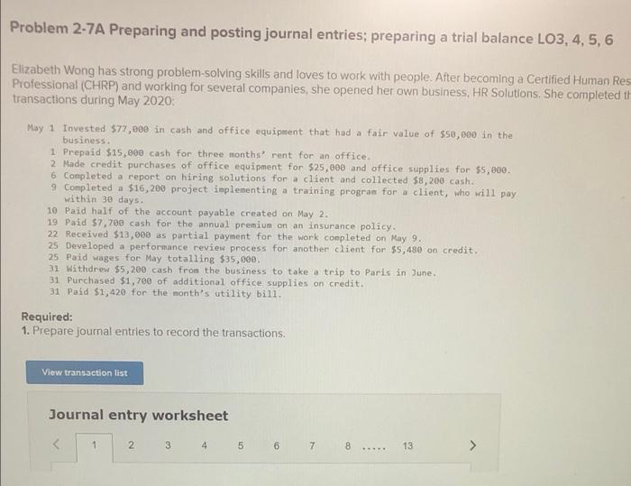 4, 5, 6 Elizabeth Wong has strong problem-solving skills and loves to