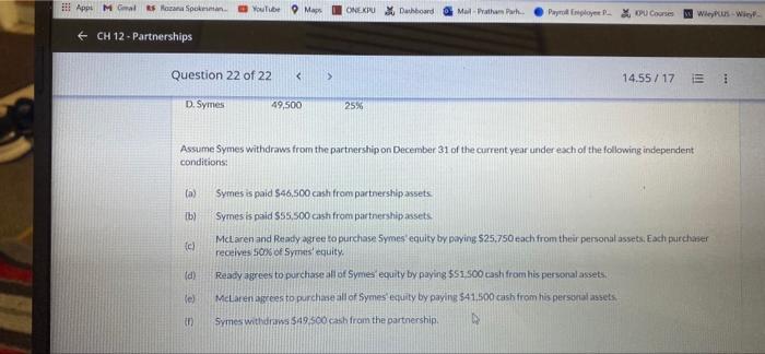 31, the capital balances and profit and loss ratios in the MRS