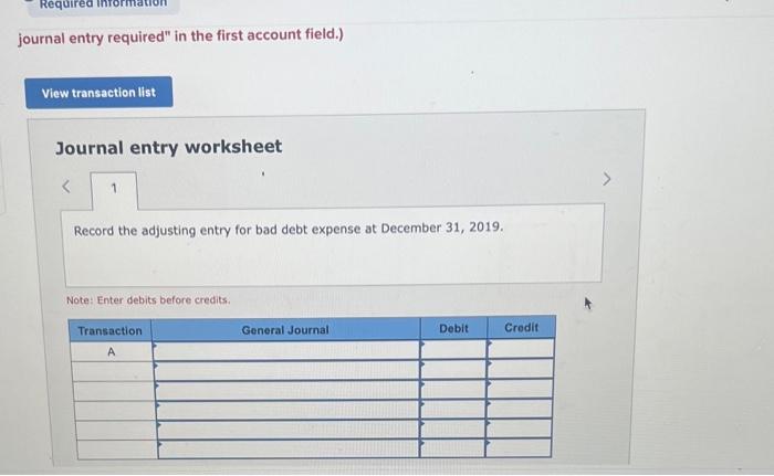 Equipment Company uses the aging approach to estimate bad debt expense at