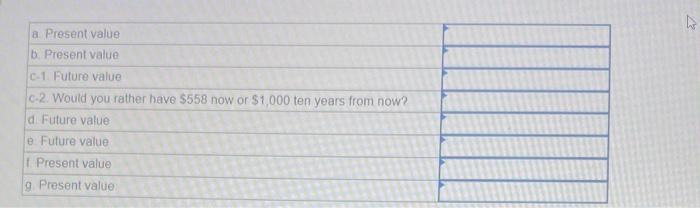 $1. EV of $1. PVA of $1, and EVA of S1) (Use