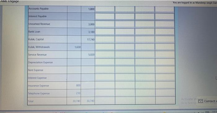 following adjustments. Oct 31 Interest of $420 had accrued on the bank