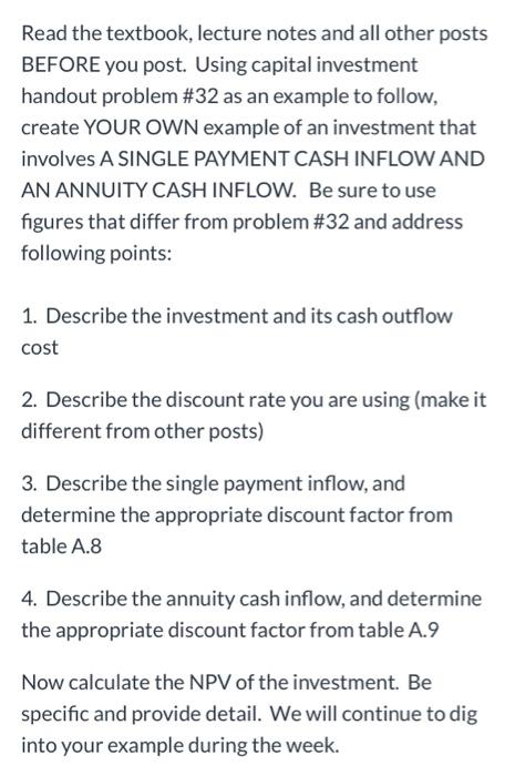 Read the textbook, lecture notes and all other posts BEFORE you post.