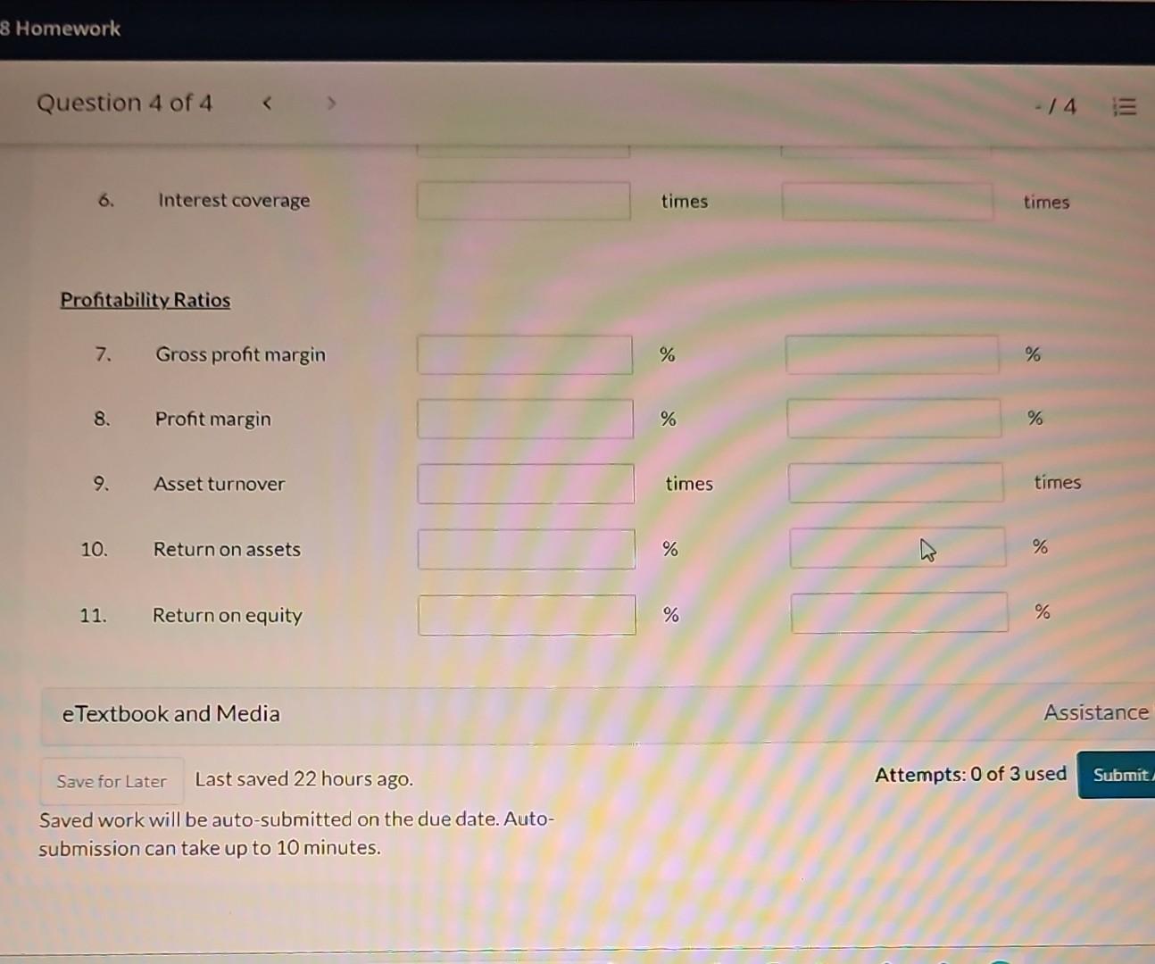expenses 17,050 8,080 Profit from operations 740 1.780 Interest expense (revenue) (38)