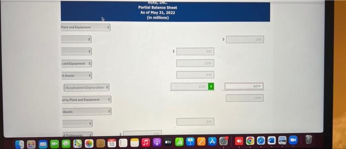 assets and intangible assets for the year ended May 31, 2022 (in